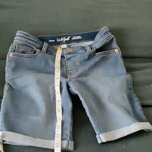 Cat & Jack Blue Jean Shorts with Rolled Cuffs